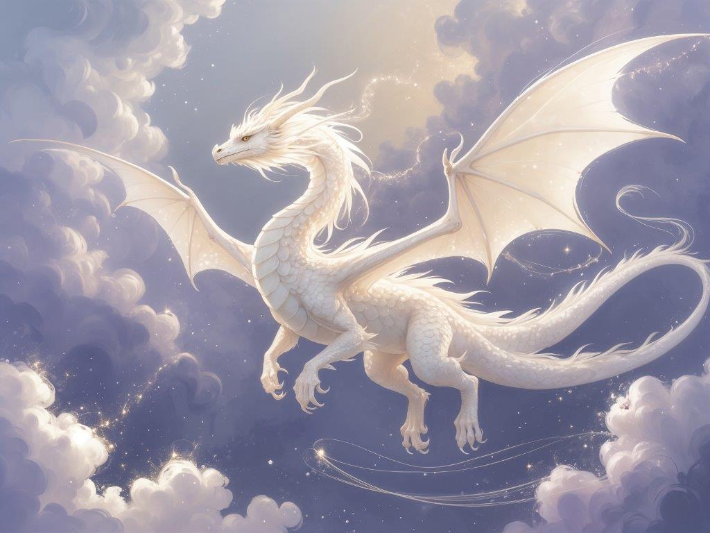 Aurèa the Cloud Dancer - Canvas Wall Art Print