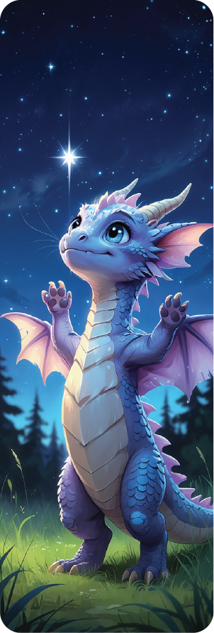 Beneath the first Star Dragon bookmark