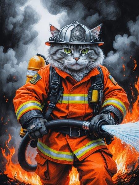 Fire Chief - Canvas Wall Art Print