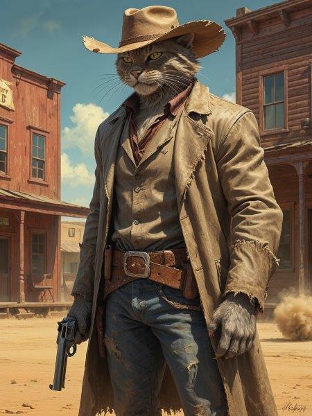Gunslinger - Canvas Wall Art Print