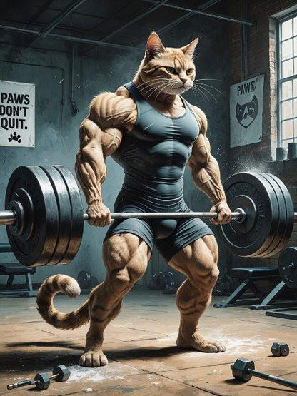 Body Builder - Canvas Wall Art Print