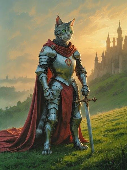 Lone Knight - Canvas Wall Art Print