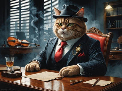 Mob Boss - Canvas Wall Art Print
