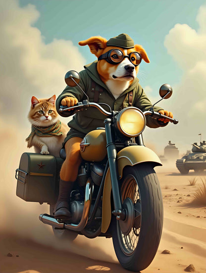 Operation Furball - Canvas Wall Art Print