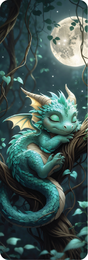 Sleeper in the Moonvine Dragon bookmark