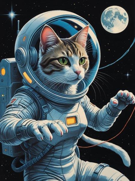 Astronaut - Canvas Wall Art Print