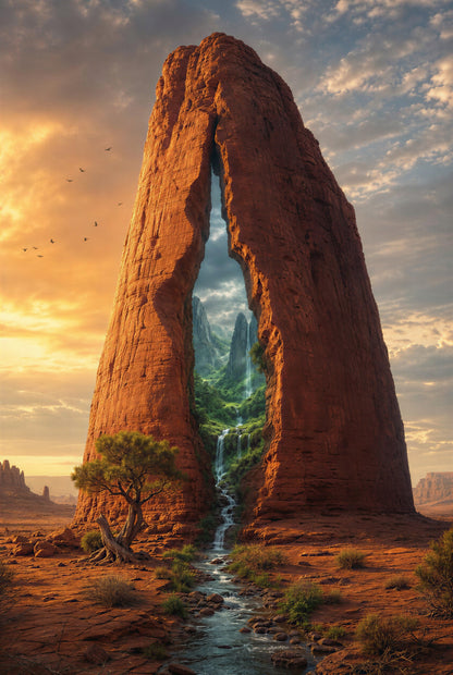 The Deserts Secret - Canvas Wall Art Print