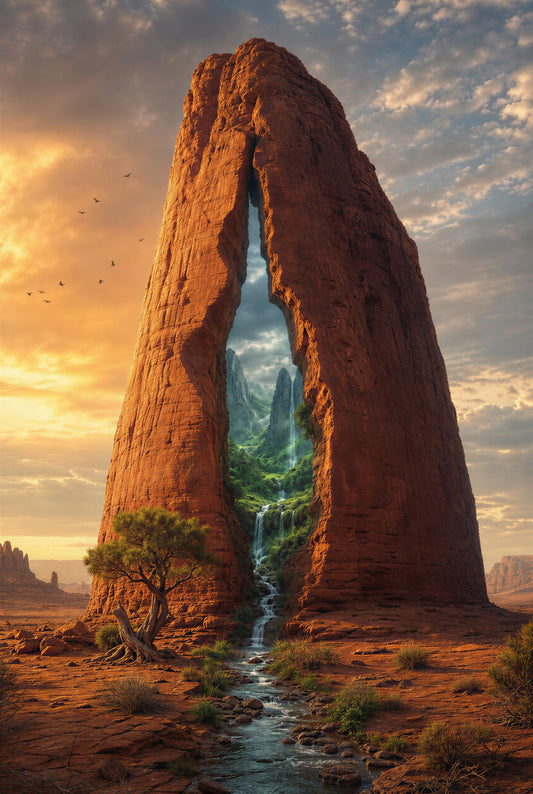 The Deserts Secret - Canvas Wall Art Print