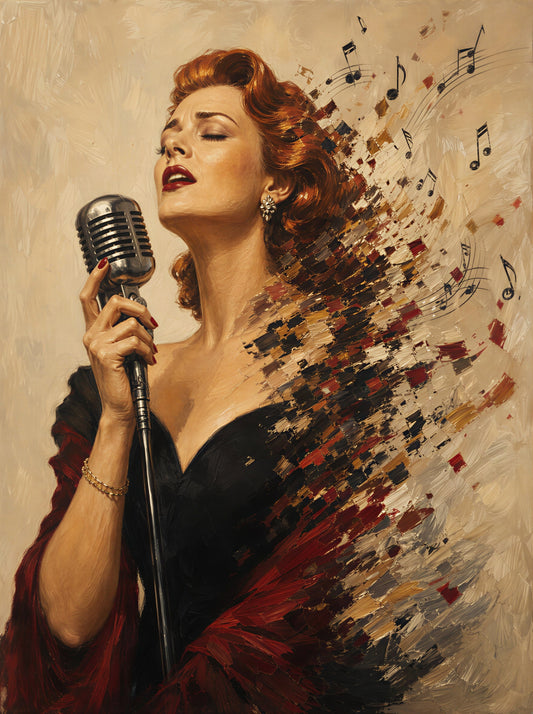 The Song she left behind - Canvas Wall Art Print