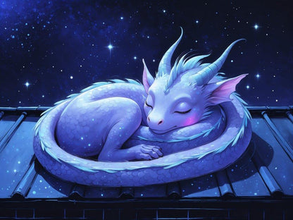 Twyla the Starlight Sleeper - Canvas Wall Art Print