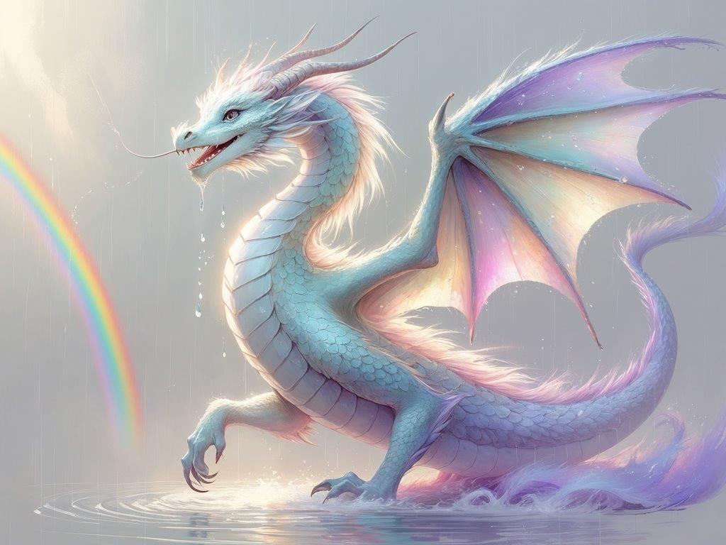Velza the Rainbow Chaser - Canvas Wall Art Print