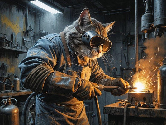 Welder - Canvas Wall Art Print